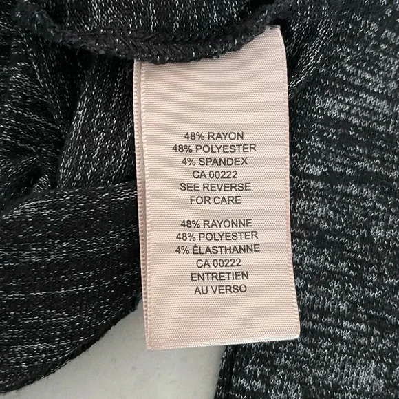 Philosophy/ Sweater/ Marbled white & grey knit/ Long sleeved/ Size US S - Picture 7 of 8